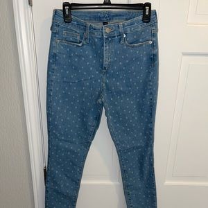 High rise, skinny jeans size 6/28 regular